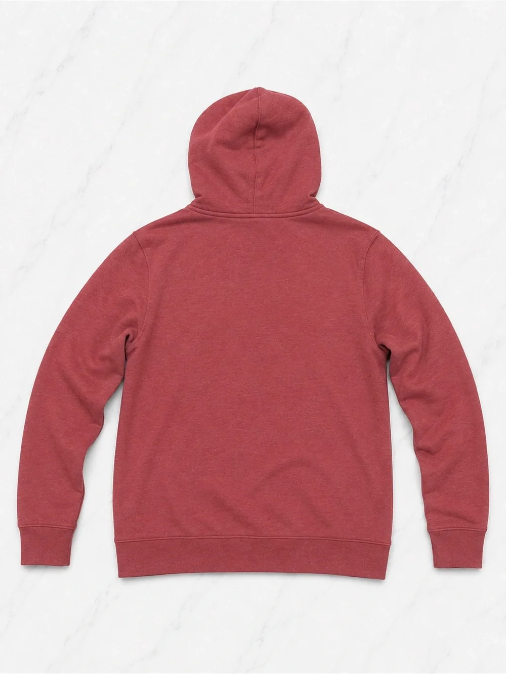 The North Face Men's Hooded Sweatshirt - Burgundy